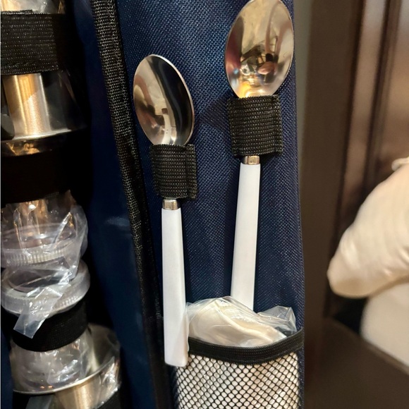 Stainless Steel Travel Set with Navy Case - Picture 8 of 8